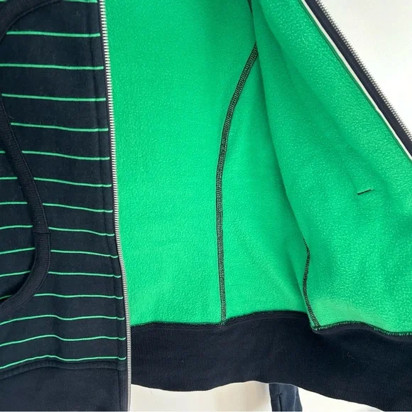 Lululemon Scuba Hoodie Green Bean Inkwell Size 12 - Picture 9 of 15